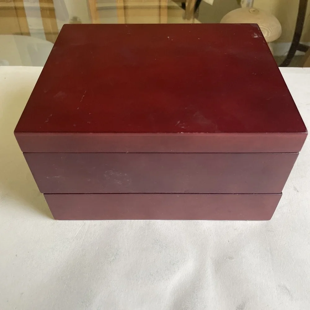 Wine‎ Accessory Gift Set in Wood Box – Glass Charms, Stopper & Pourer Bar Kit